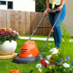 Tondeuse A Gazon électrique Sur Coussin D'air - Largeur De Coupe 25 Cm - Flymo Turbo Lite 250 -Jardin Plantes Magasin 05085c3727a0a2bb