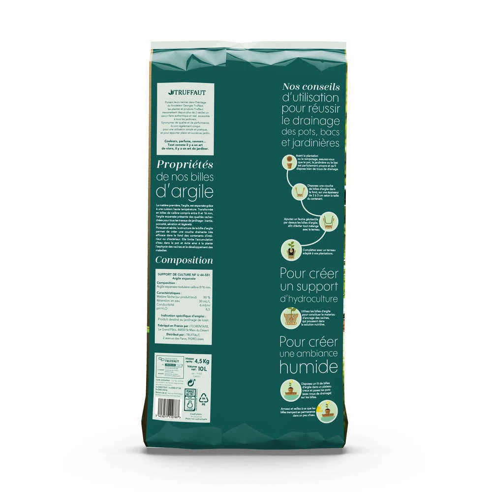 Billes D'argile Calibre 8/16 Mm - Sac De 10 Litres 2 Billes D'argile Calibre 8/16 Mm - Sac De 10 Litres – Image 2