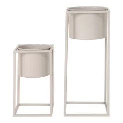 Marla Flowerpots 2 Pots De Fleurs En Gris Beige 7 Marla Flowerpots 2 Pots De Fleurs En Gris Beige -Jardin Plantes Magasin 206c844a52d6cdaf