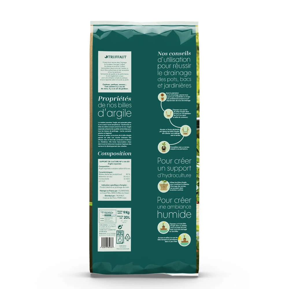 Billes D'argile Calibre 8/16 Mm - Sac De 20 Litres 2 Billes D'argile Calibre 8/16 Mm - Sac De 20 Litres – Image 2