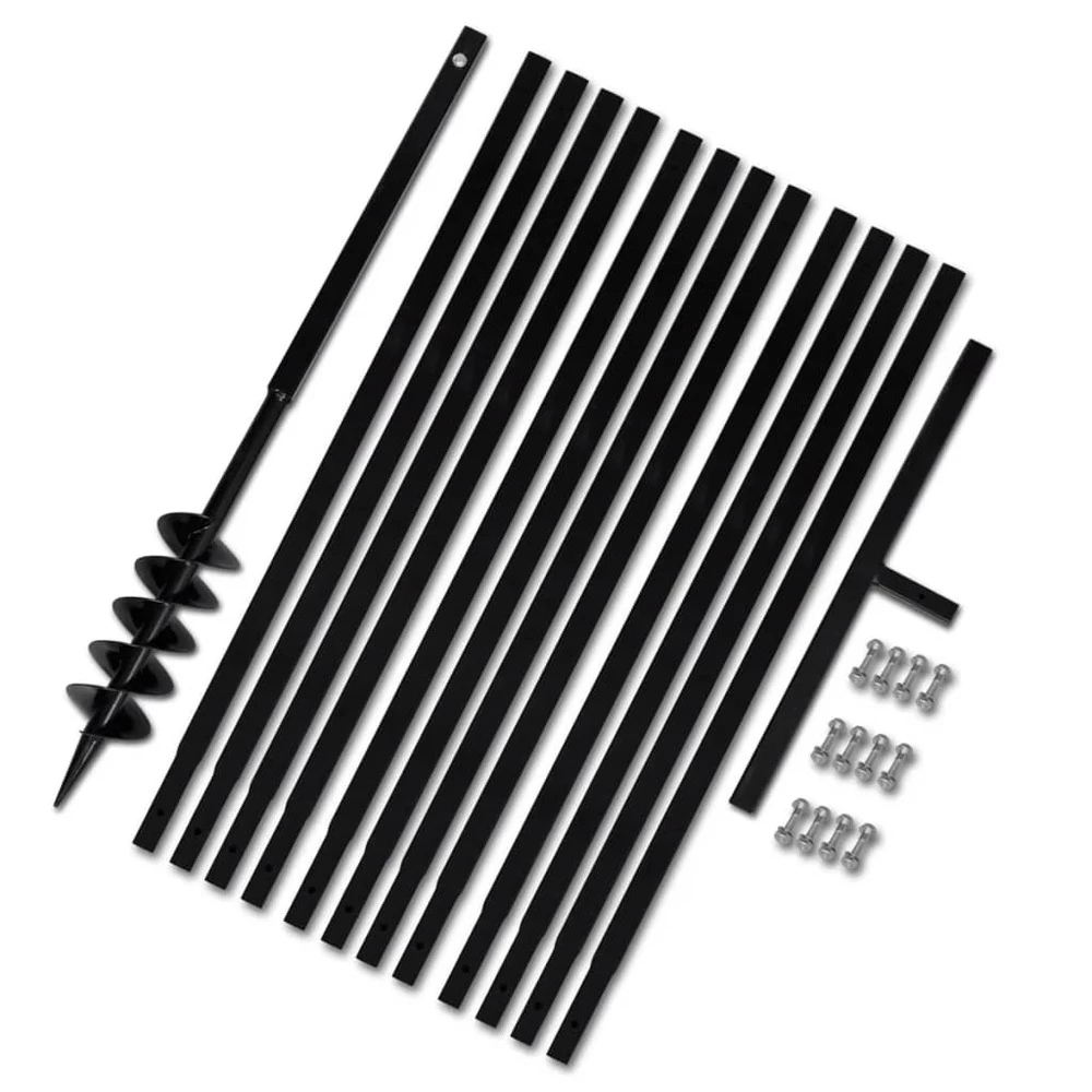 VIDAXL Bêche Et Tarière Manuelle 100 Mm Avec Rallonge Mèche Tarière 13 M 1 VIDAXL Bêche Et Tarière Manuelle 100 Mm Avec Rallonge Mèche Tarière 13 M