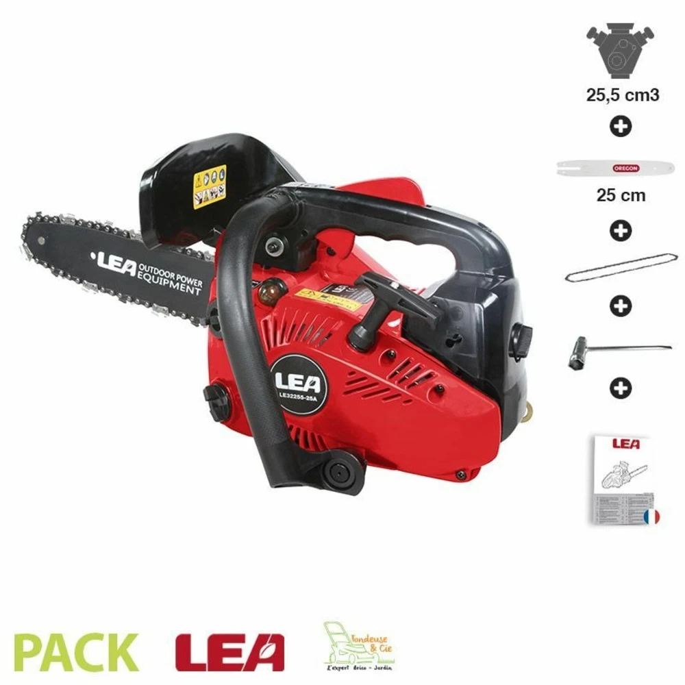Elagueuse Thermique 25,4cc Guide 25cm Lea Le32255-25a 1 Elagueuse Thermique 25,4cc Guide 25cm Lea Le32255-25a