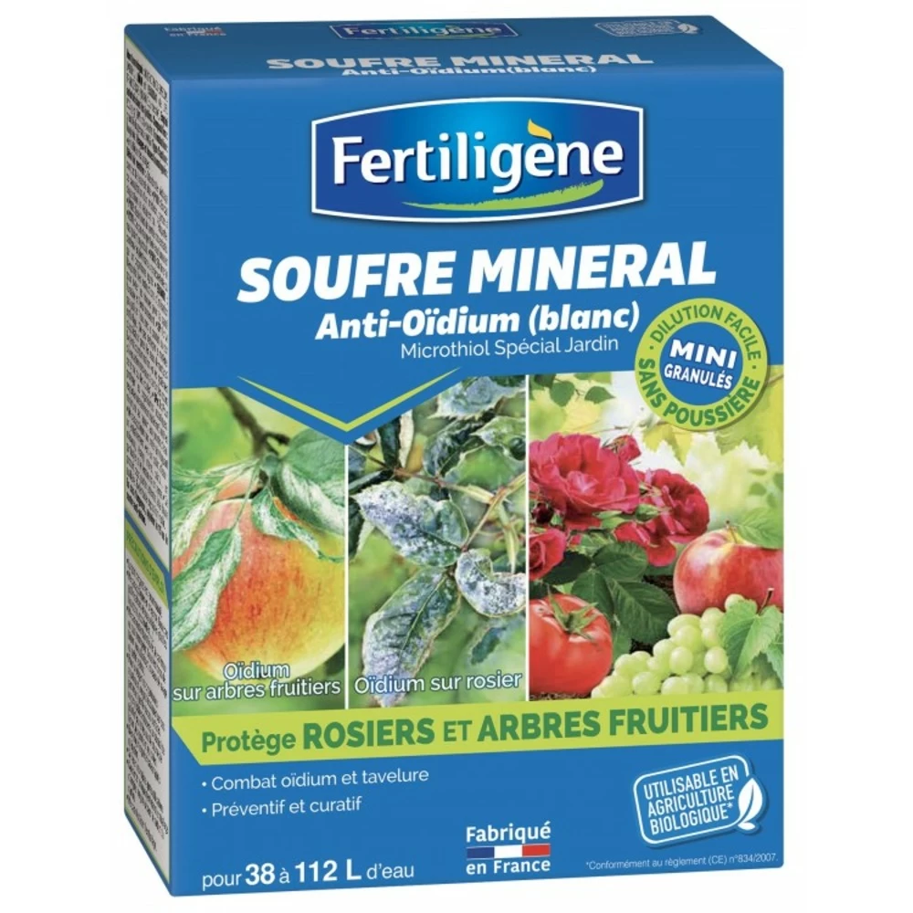 Soufre Minéral Anti-oidium Concentré - 750gr 1 Soufre Minéral Anti-oidium Concentré - 750gr