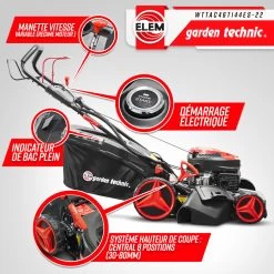 Tondeuse Thermique Autotractée 144.3cc - 46cm Avec Démarrage électrique -mulchin 7 Tondeuse Thermique Autotractée 144.3cc - 46cm Avec Démarrage électrique -mulchin -Jardin Plantes Magasin 63c13674a626f1.70735366