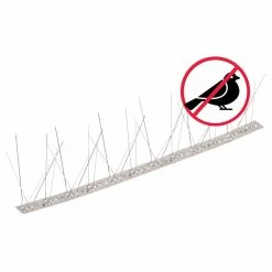VIDAXL Ensemble De 6 Pointes à 5 Rangées Contre Oiseaux Inox 3 M -Jardin Plantes Magasin 63d3a84ba30a62.32166339