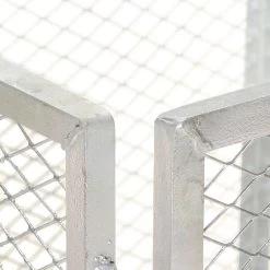 VIDAXL Composteur De Jardin 100x100x77 Cm Fer Galvanisé -Jardin Plantes Magasin 6422e3cbbb4eb8.68489625