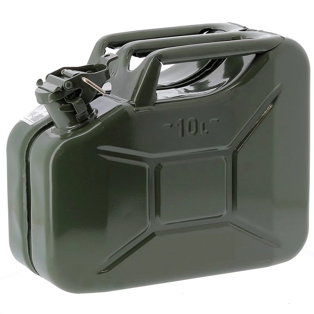 Jerrican Essence En Métal - 10 Litres 1 Jerrican Essence En Métal - 10 Litres