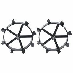 VIDAXL Roues Métalliques Pour Cultivateur à Essence 6,5 Ch 2 Pcs -Jardin Plantes Magasin 64248744431e94.84551351