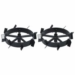 VIDAXL Roues Métalliques Pour Cultivateur à Essence 6,5 Ch 2 Pcs -Jardin Plantes Magasin 64248744460bd9.60765098