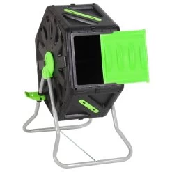 VIDAXL Composteur à Tambour 60x43x74 Cm 70 L Polypropylène -Jardin Plantes Magasin 6430290adb1754.90195056