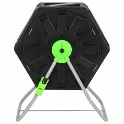 VIDAXL Composteur à Tambour 60x43x74 Cm 70 L Polypropylène -Jardin Plantes Magasin 6430290ae0b338.28036623