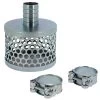 Crépine Pour Tuyau D'aspiration 32 Mm + 2 Colliers De Serrage