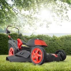 Tondeuse à Gazon électrique Tractée 1800w - 46cm Avec Carter En Acier - Elem Gar -Jardin Plantes Magasin 644acbe51f1421.82509440