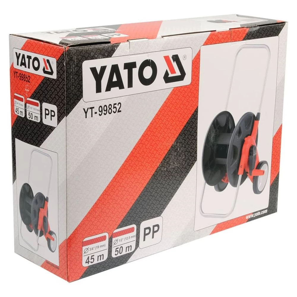 YATO Chariot Pour Enrouleur De Tuyau D'arrosage 50 M 2 YATO Chariot Pour Enrouleur De Tuyau D'arrosage 50 M – Image 2