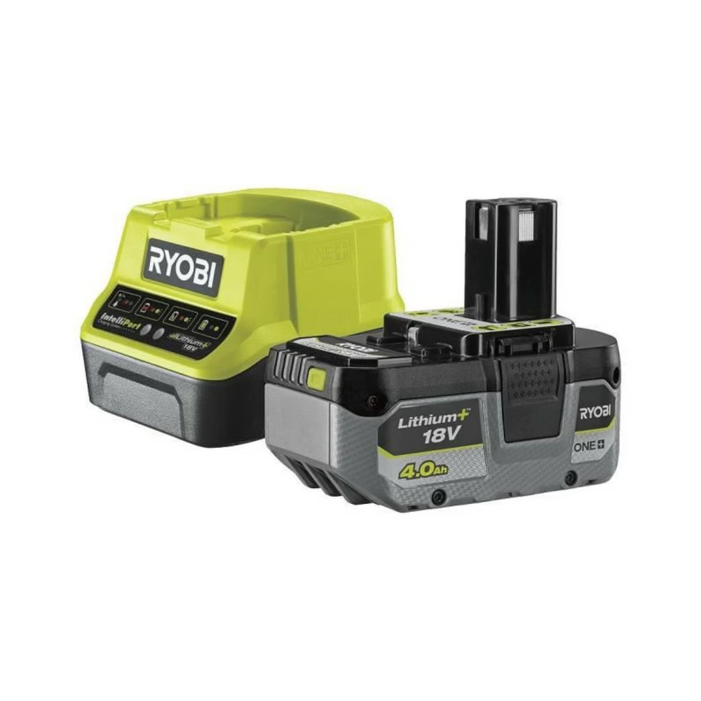 Ryobi 1 Batterie Lithium+ 18v - 4,0 Ah Compacte Et 1 Chargeur Rapide 2,0 A 1 Ryobi 1 Batterie Lithium+ 18v - 4,0 Ah Compacte Et 1 Chargeur Rapide 2,0 A