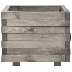 VIDAXL Jardinière 50x50x40 Cm Bois De Pin Massif -Jardin Plantes Magasin 645cf5601bf927.78655655
