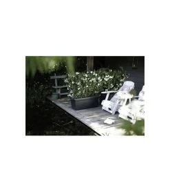 Elho Jardiniere Green Basics 60 - Vivre Noir - Extérieur - Xxl - L 29,5 X W 59,2 X H 27,7 Cm -Jardin Plantes Magasin 645cf561d8fe90.64348998