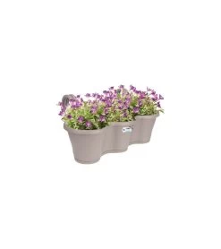 Elho Balconniere Corsica Trio L 27.1 X W 53.5 X H 25.9 Cm - Taupe -Jardin Plantes Magasin 645cf580196d54.08887823