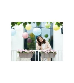 Elho Balconniere Corsica Trio L 27.1 X W 53.5 X H 25.9 Cm - Taupe -Jardin Plantes Magasin 645cf5802180f9.14897679