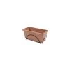 Jardiniere 40x20cm Avec Plateau Et Support Balcon - Terracotta