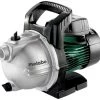 Metabo Pompe De Jardin P 4000 G - 1100w - Débit Max. 4000 L/h - Hauteur D'aspiration Max. 8 M