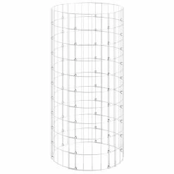 VIDAXL Composteur De Jardin ø50x100 Cm Acier Galvanisé -Jardin Plantes Magasin 646226673e7119.74880569