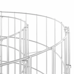 VIDAXL Composteur De Jardin ø50x100 Cm Acier Galvanisé -Jardin Plantes Magasin 6462266742d9e8.48409992