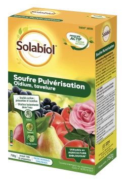 Solabiol Sopul750 | Souffre Pulvérisation | 750g | Jusqu' A 100l De Solution |