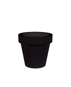 Pot De Fleurs Magnolia 120 ø120x114cm - Noir