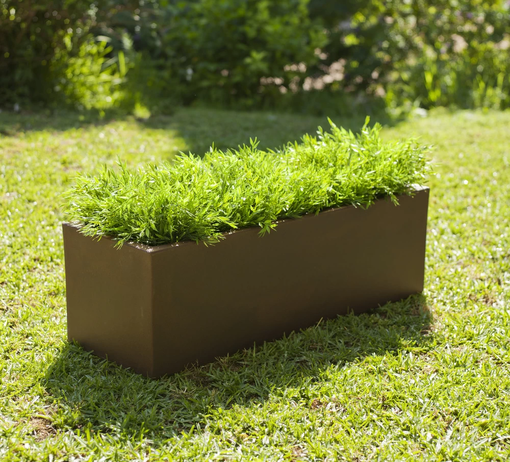 Jardinière Jara 100x40x36cm - Bronze 2 Jardinière Jara 100x40x36cm - Bronze – Image 2