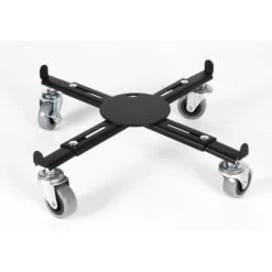 Eda Support Extensible A Roulettes - Pour Pots De Fleurs Carrés Et Ronds - Métal