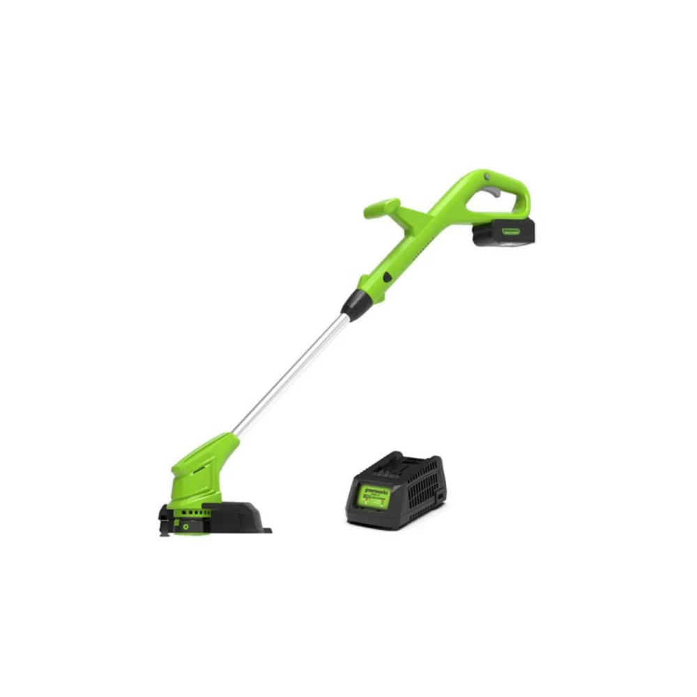 Coupe Bordure 30cm Greenworks 24v - 1 Batterie 2,0 Ah - 1 Chargeur - G24ltk2 1 Coupe Bordure 30cm Greenworks 24v - 1 Batterie 2,0 Ah - 1 Chargeur - G24ltk2