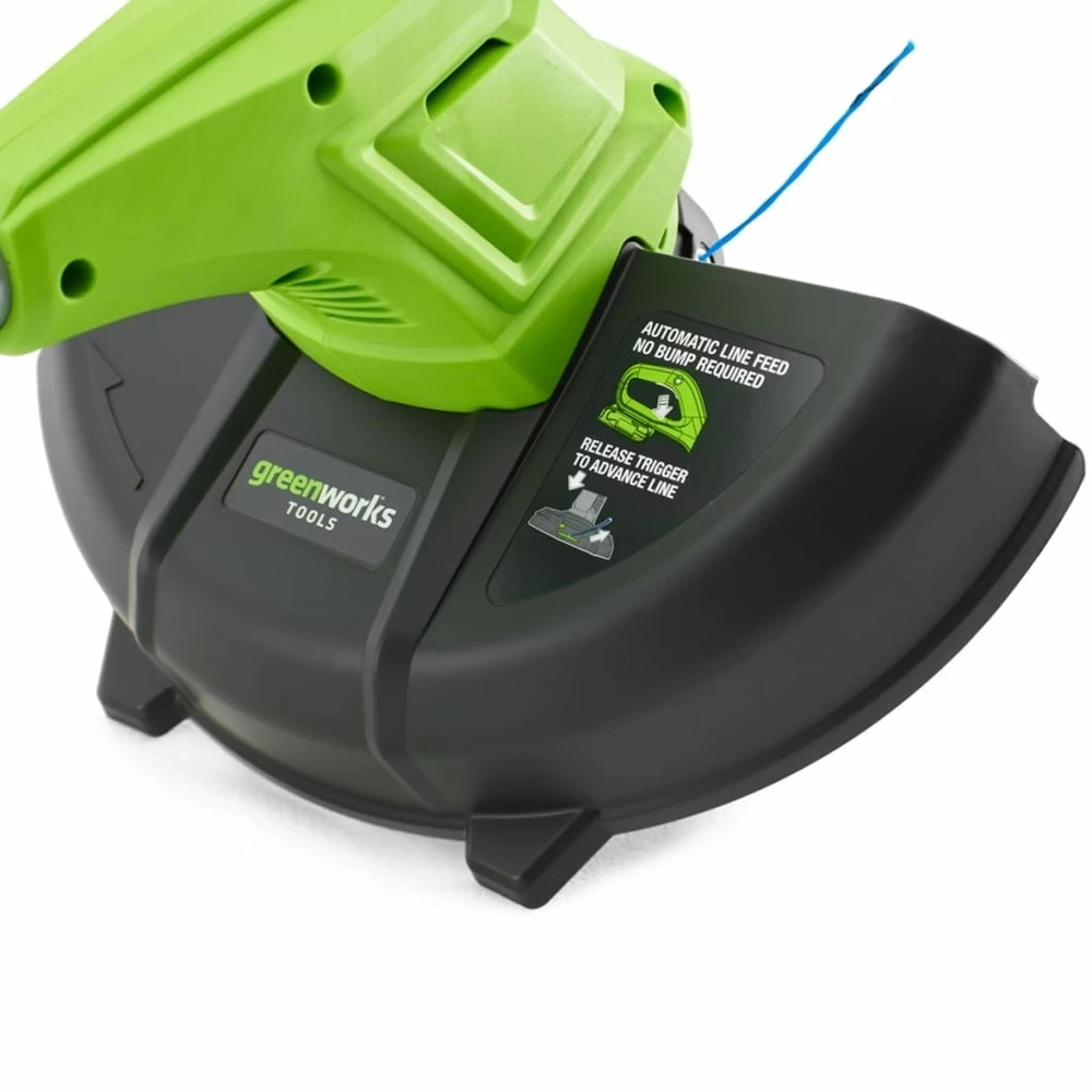 Coupe Bordure 30cm Greenworks 24v - 1 Batterie 2,0 Ah - 1 Chargeur - G24ltk2 4 Coupe Bordure 30cm Greenworks 24v - 1 Batterie 2,0 Ah - 1 Chargeur - G24ltk2 – Image 4