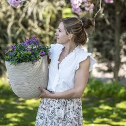 Pot à Fleurs Waste Rib 43x41 Cm Beige Terrazzo 11 Pot à Fleurs Waste Rib 43x41 Cm Beige Terrazzo -Jardin Plantes Magasin 6479895e68a6b6.76770283