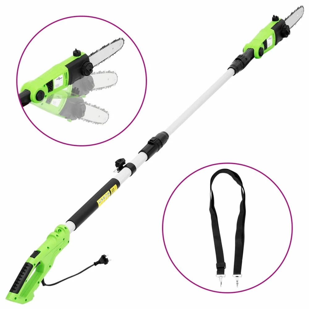 VIDAXL Tronçonneuse électrique à Perche Télescopique 25 Cm 710 W 1 VIDAXL Tronçonneuse électrique à Perche Télescopique 25 Cm 710 W