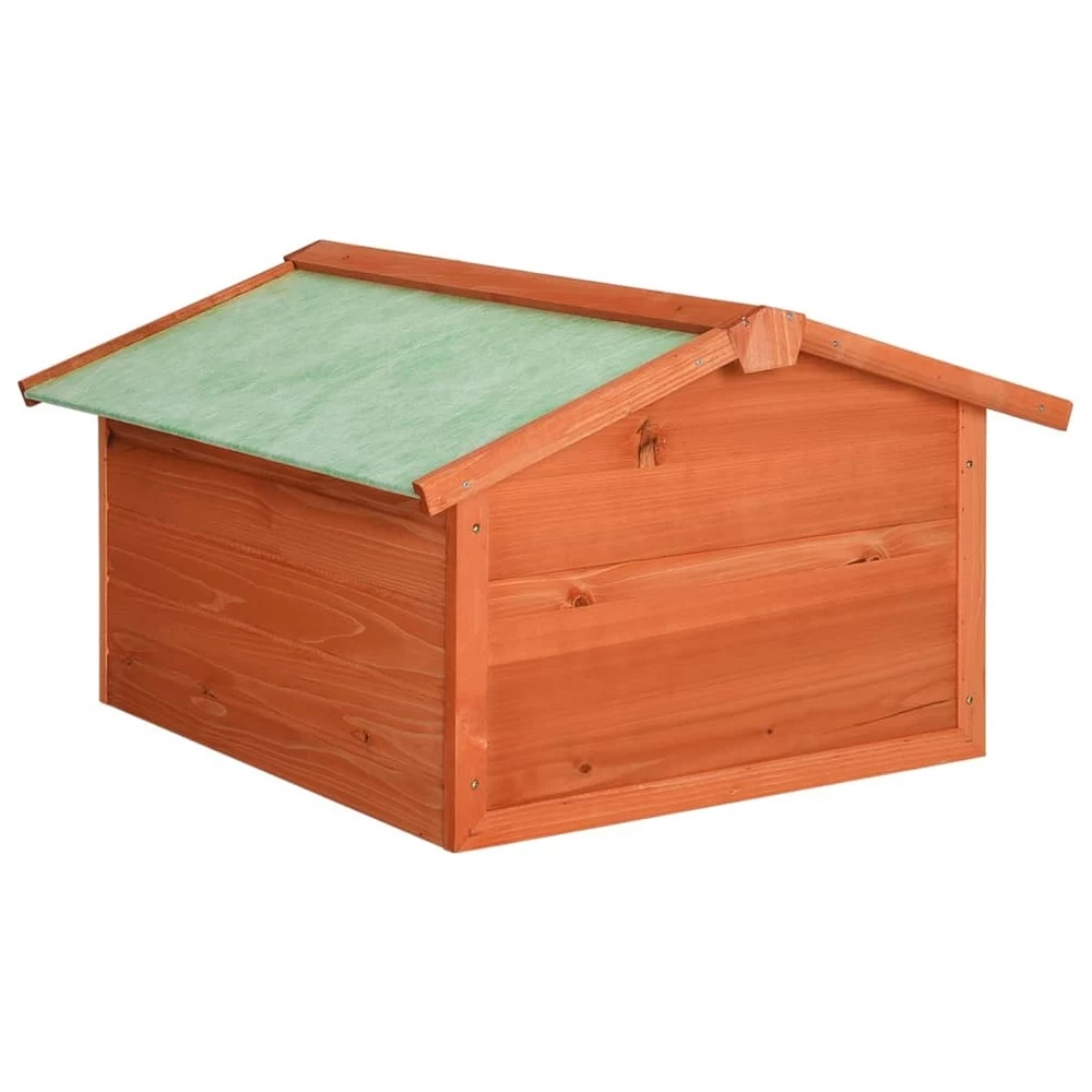 VIDAXL Garage De Tondeuse à Gazon 72x87x50 Cm Bois De Sapin Solide 6 VIDAXL Garage De Tondeuse à Gazon 72x87x50 Cm Bois De Sapin Solide – Image 6