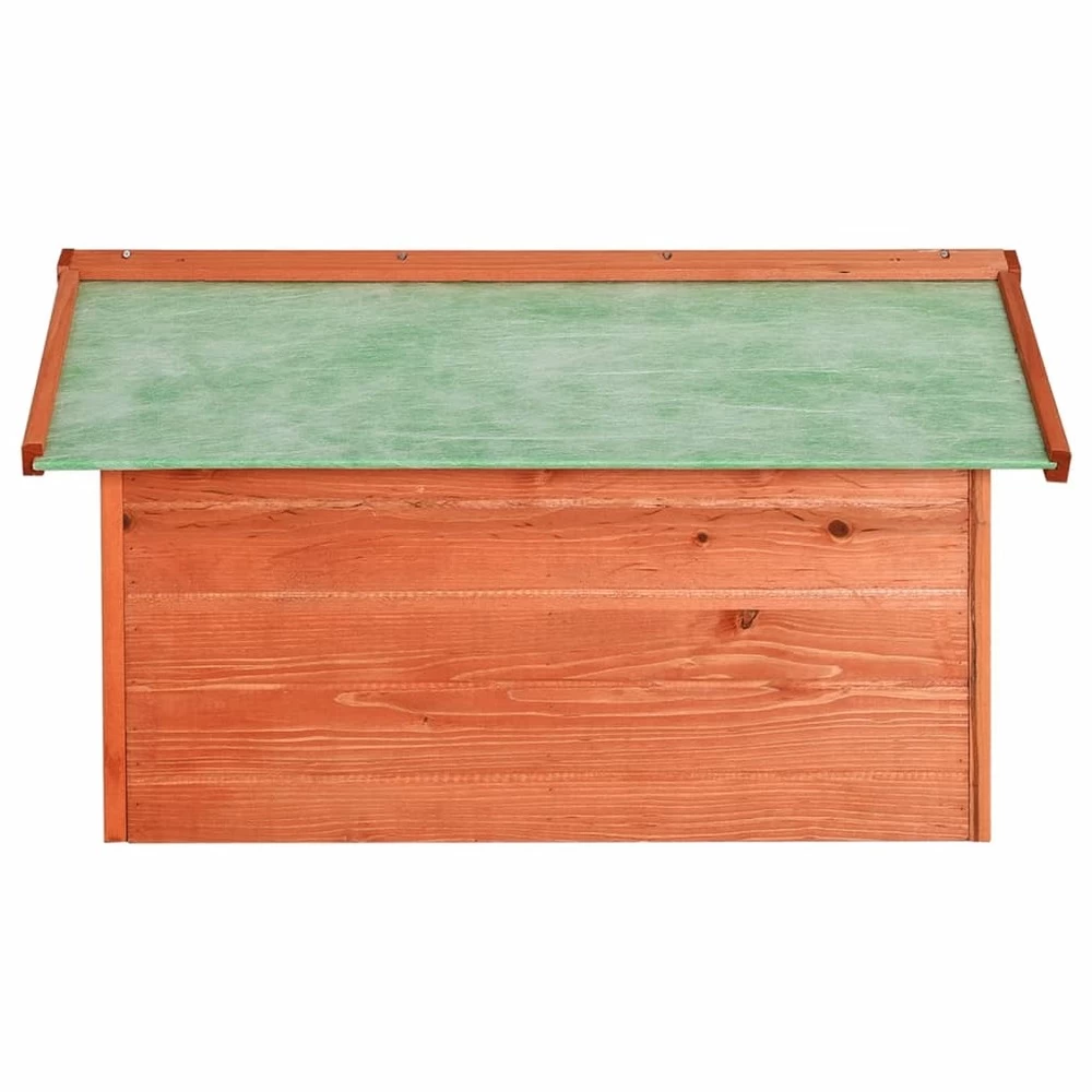 VIDAXL Garage De Tondeuse à Gazon 72x87x50 Cm Bois De Sapin Solide 5 VIDAXL Garage De Tondeuse à Gazon 72x87x50 Cm Bois De Sapin Solide – Image 5