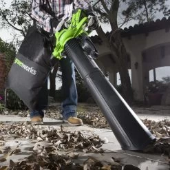 Greenworks Aspirateur De Pelouse à Main 40 V Vert -Jardin Plantes Magasin 6480d34fde14a0.88378429