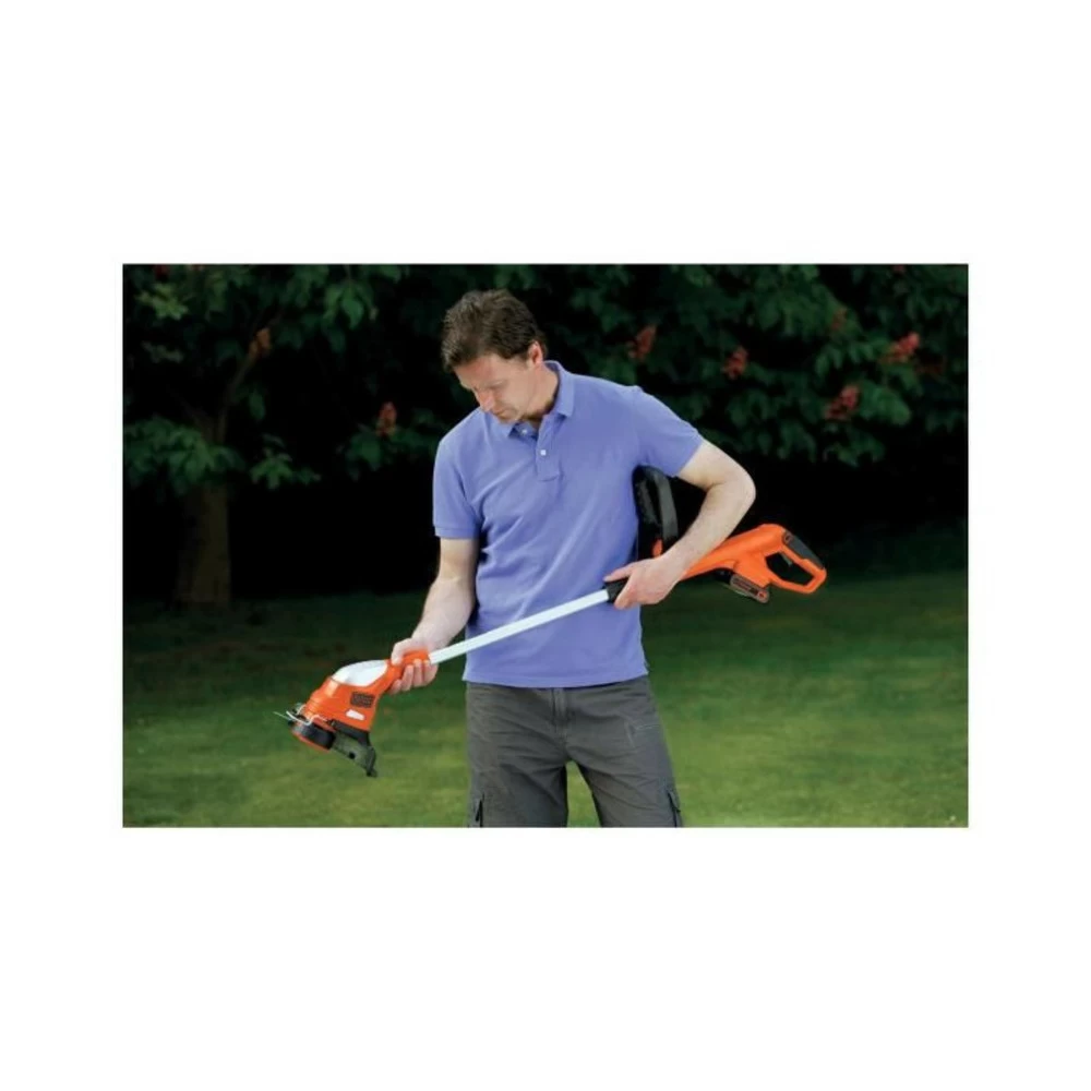 Black & Decker Black+decker Coupe-bordure 23 Cm 18 V 2 Ah - Glc1823l20-qw - Tete Pivotante 180° 3 Black & Decker Black+decker Coupe-bordure 23 Cm 18 V 2 Ah - Glc1823l20-qw - Tete Pivotante 180° – Image 3