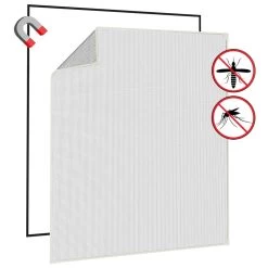 VIDAXL Moustiquaire Magnétique Pour Fenêtres Blanc 130x150 Cm 10 VIDAXL Moustiquaire Magnétique Pour Fenêtres Blanc 130x150 Cm -Jardin Plantes Magasin 648b47430977d9.38770534