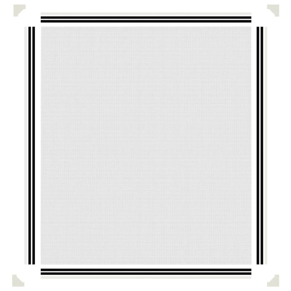 VIDAXL Moustiquaire Magnétique Pour Fenêtres Blanc 130x150 Cm 6 VIDAXL Moustiquaire Magnétique Pour Fenêtres Blanc 130x150 Cm – Image 6