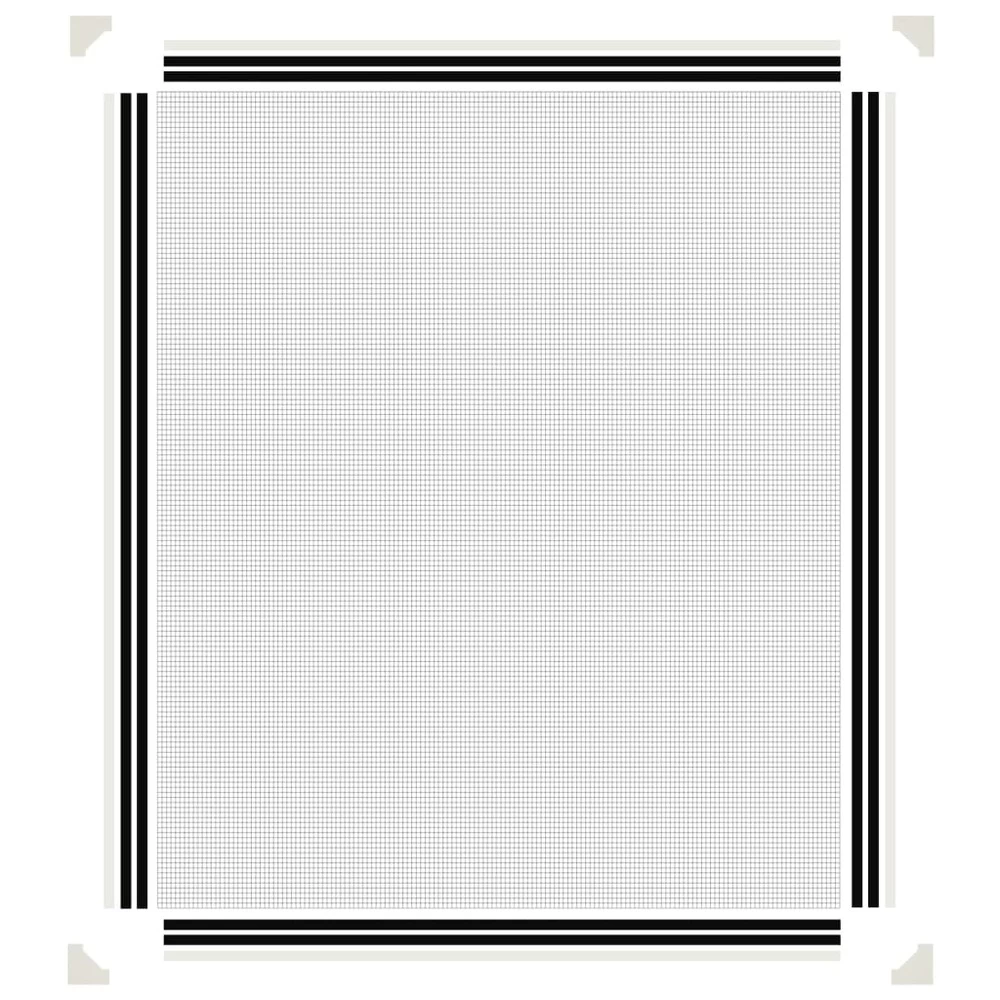 VIDAXL Moustiquaire Magnétique Pour Fenêtres Blanc 100x120 Cm 6 VIDAXL Moustiquaire Magnétique Pour Fenêtres Blanc 100x120 Cm – Image 6