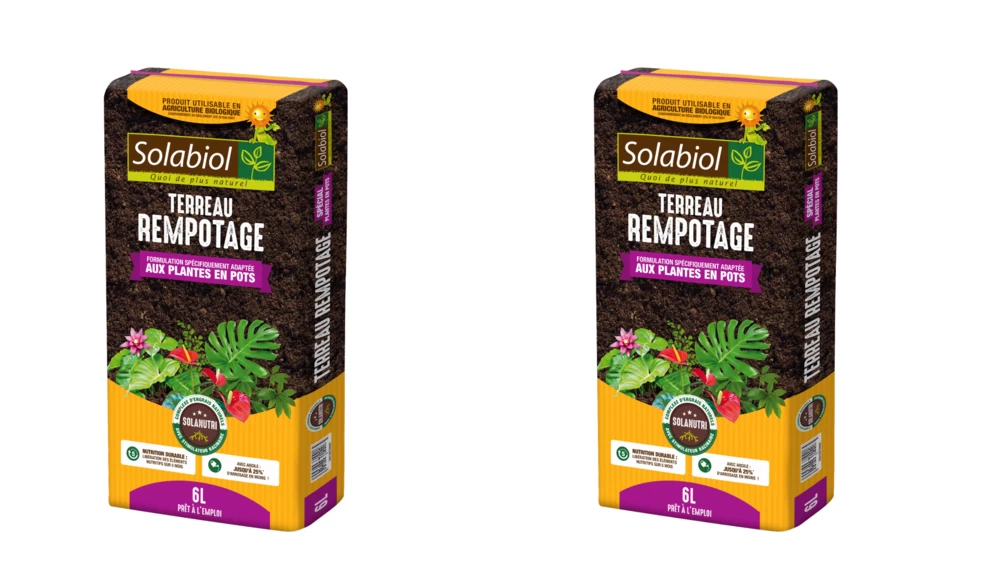 Solabiol Terempo6x2 | 2 Terreaux Rempotage | 2x6l | Utilisable En Agriculture B 1 Solabiol Terempo6x2 | 2 Terreaux Rempotage | 2x6l | Utilisable En Agriculture B