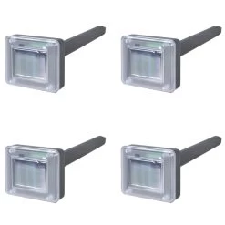 VIDAXL Kit 4 X Solaire énergie Anti Chasse De Rongeurs