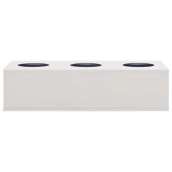 VIDAXL Boîte à Fleurs De Bureau Gris Clair 90x40x23 Cm Acier -Jardin Plantes Magasin 6498c6fdb19cd2.83511021