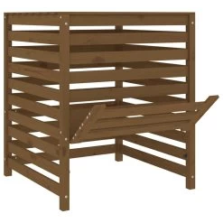 VIDAXL Composteur Marron Miel 82,5x82,5x99,5 Cm Bois Massif De Pin -Jardin Plantes Magasin 6499e3c469d5b3.82968961