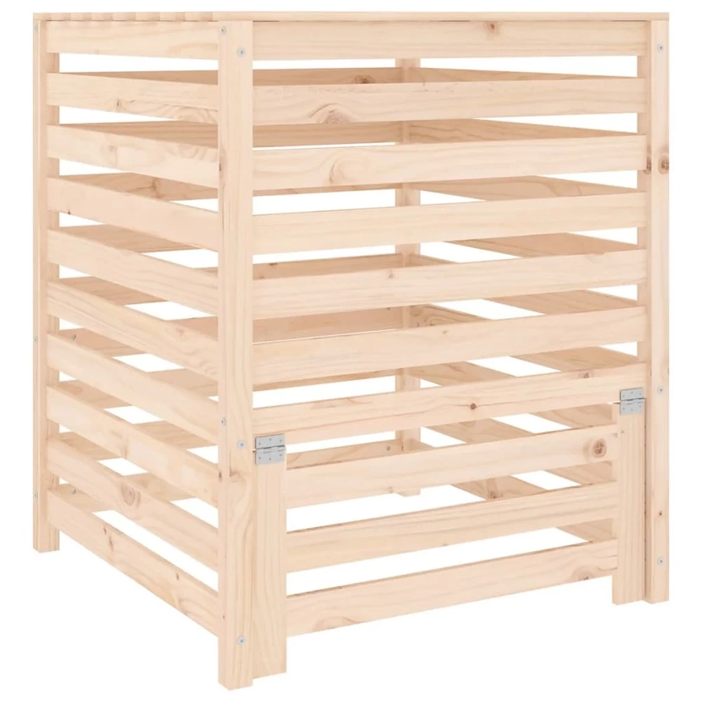 VIDAXL Composteur 82,5x82,5x99,5 Cm Bois Massif De Pin 1 VIDAXL Composteur 82,5x82,5x99,5 Cm Bois Massif De Pin