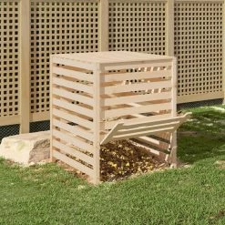 VIDAXL Composteur 82,5x82,5x99,5 Cm Bois Massif De Pin 9 VIDAXL Composteur 82,5x82,5x99,5 Cm Bois Massif De Pin -Jardin Plantes Magasin 6499e3c6e07f69.65126666