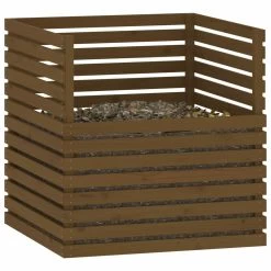 VIDAXL Composteur Marron Miel 100x100x102 Cm Bois Massif De Pin 10 VIDAXL Composteur Marron Miel 100x100x102 Cm Bois Massif De Pin -Jardin Plantes Magasin 6499e3c7b621d1.06963154