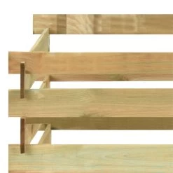 VIDAXL Composteur De Jardin à Lattes 100x100x80cm Bois De Pin Imprégné -Jardin Plantes Magasin 6499e3ca54aef2.31462900